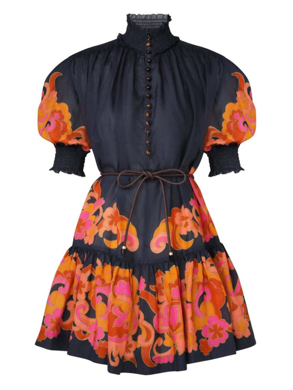 Acadian Belted Lantern Dress - Picture 2 of 13